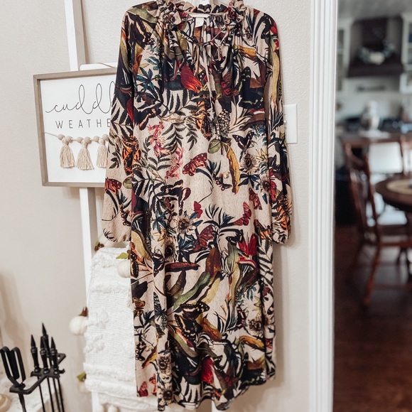 H&M Floral Midi Dress - Picture 2 of 4